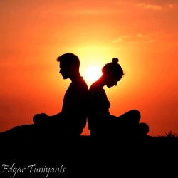 Cover art for Together in silence, Edgar Tuniyants