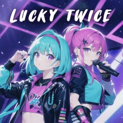 Cover art for I'm so lucky! - Nightcore, Lucky Twice & Tik Tok Trends & sped up + slowed