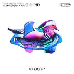 Обложка песни «Blue Monday» — музыка исполнителя Oliver Heldens & DJs From Mars & JD Davis